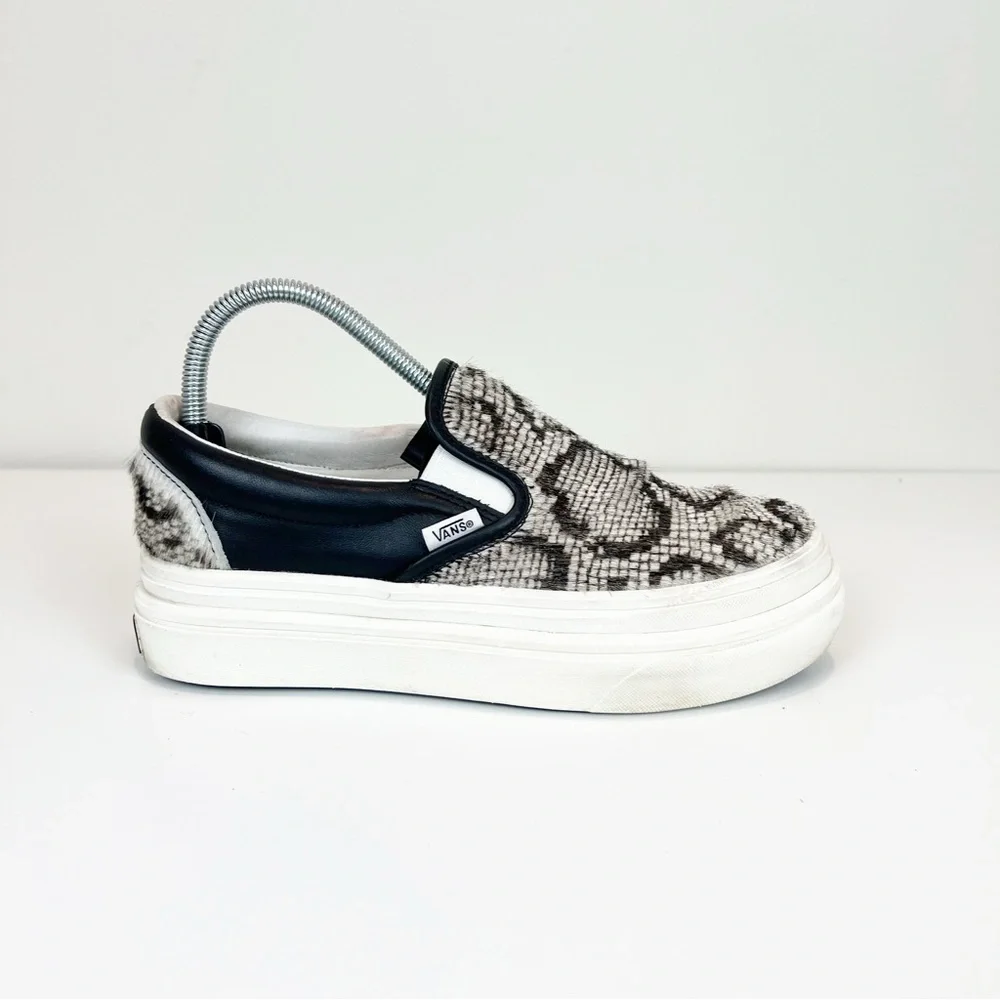 VANS Super COMFYCUSH Slip-on (Snake/Ponyhair/Marshmallow) Size 7.5 - Picture 6 of 9